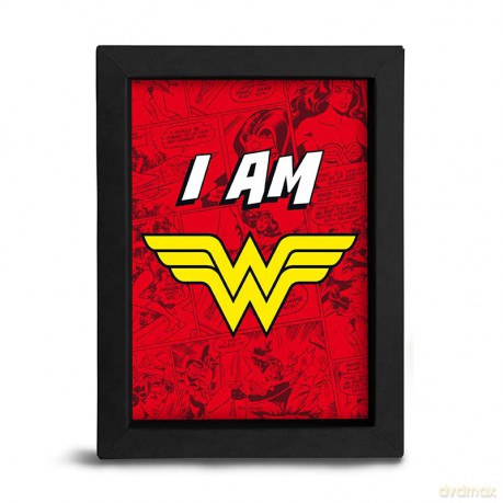 WONDER WOMAN - Kraft Frame 1520 - Family&Friends - I AM WONDERWAN x8