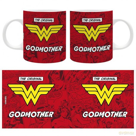 WONDER WOMAN - Kubek 320 ml - THE ORIGINAL W GODMOTHER
