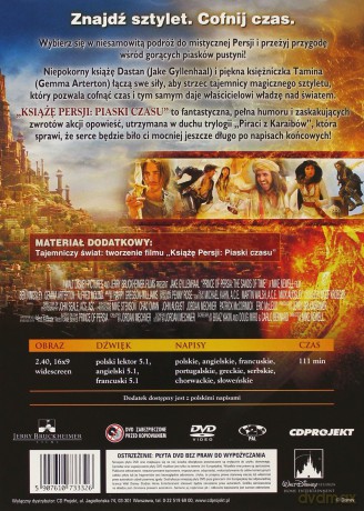 Książę Persji: Piaski czasu [DVD]