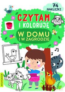 Czytam i koloruję. W domu i w zagrodzie [KSIĄŻKA]