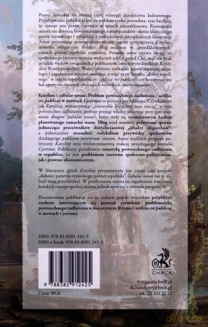 Katylina i tabulae novae. Problem powszechnego zadłużenia i utilitas rei publicae w mowach Cycerona - Tomasz Banach [KSIĄŻKA]
