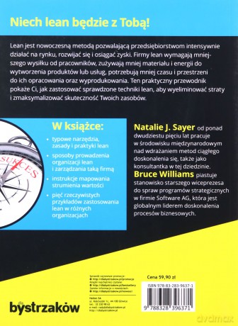 Lean dla bystrzaków - J. Sayer Natalie, Bruce Williams [KSIĄŻKA]