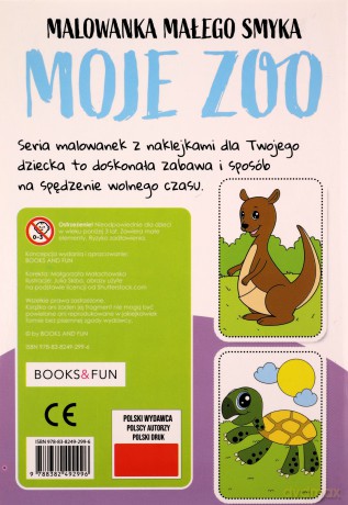 Malowanka małego smyka. Moje ZOO [KSIĄŻKA]