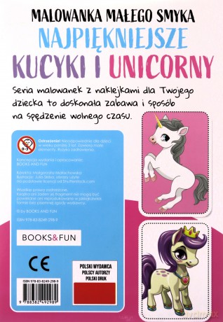 Malowanka Małego Smyka. Najpiękniejsze kucyki i unicorny [KSIĄŻKA]