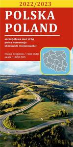 Mapa drogowa Polska 1:800 000 laminowana [KSIĄŻKA]
