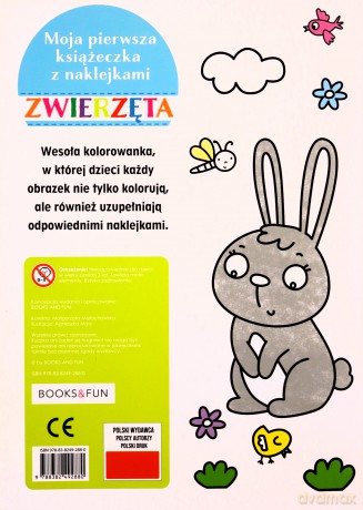 Moja pierwsza książeczka z naklejkami. Zwierzęta [KSIĄŻKA]