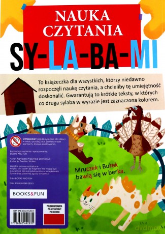Nauka czytania sylabami [KSIĄŻKA]