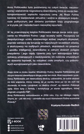 Rosja Putina - Anna Politkowska [KSIĄŻKA]