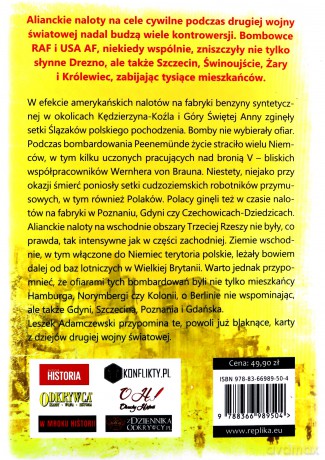 Śmierć z nieba. Alianckie naloty na polskie i niemieckie miasta - Leszek Adamczewski [KSIĄŻKA]
