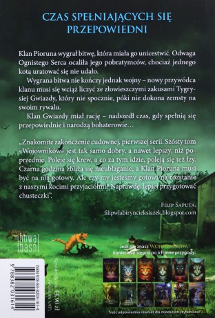 Wojownicy tom 6. Czarna Godzina - Erin Hunter [KSIĄŻKA]