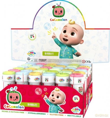 Bańki mydlane 60 ml - Cocomelon display 36 szt