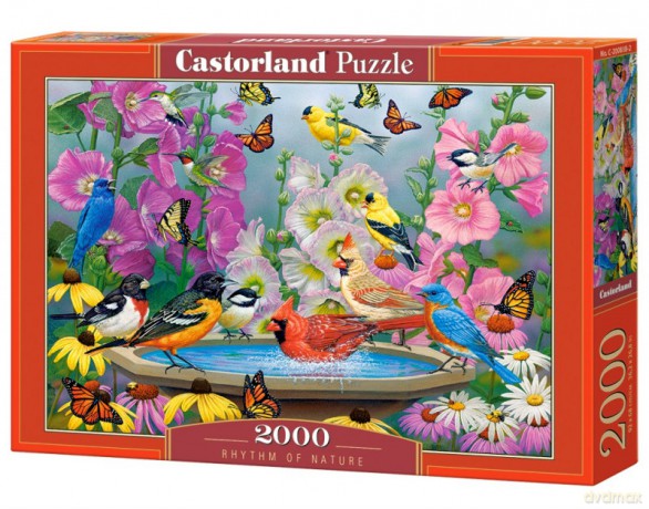 CASTORLAND 2000 el. Ptaki Rytm natury [PUZZLE]