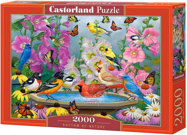 CASTORLAND 2000 el. Ptaki Rytm natury [PUZZLE]