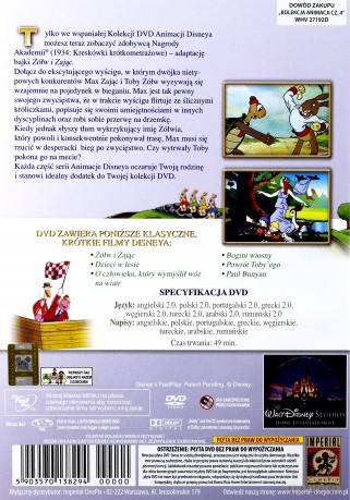 Klasyczne krótkometrażówki 4: Żółw i Zając [DVD]
