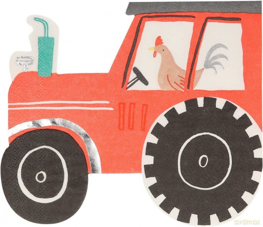 Serwetki Traktor Farma