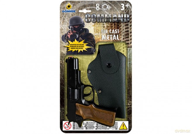 Zestaw komandosa pistolet z kaburą Gonher