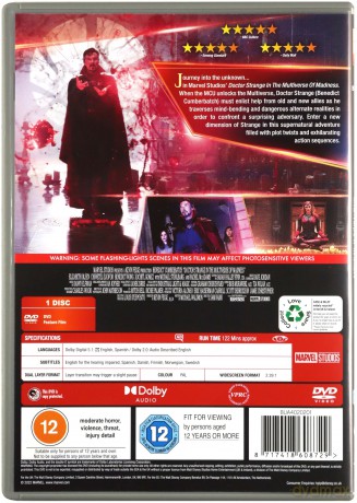 Doctor Strange in the Multiverse of Madness (Doktor Strange w multiwersum obłędu) [DVD]