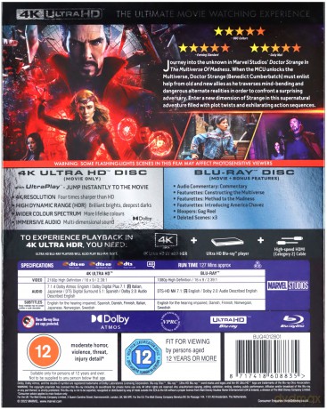 Doctor Strange in the Multiverse of Madness (Doktor Strange w multiwersum obłędu) [Blu-Ray 4K]+[Blu-Ray]