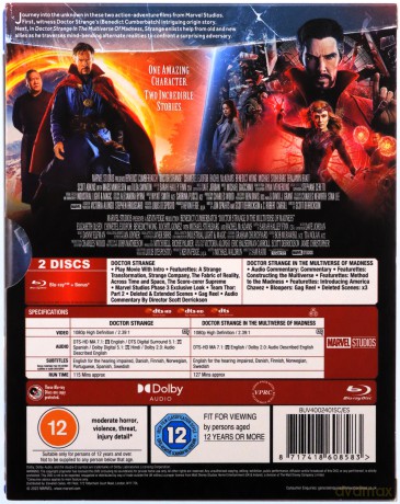Doctor Strange 1-2 [2xBlu-Ray]