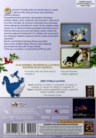 Klasyczne krótkometrażówki 6: O Smoku, który nie chciał walczyć [DVD]