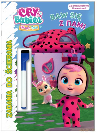 Cry babies Zadania do ścierania Baw się z nami [KSIĄŻKA]