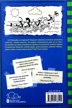 Dziennik cwaniaczka 12 No to lecimy - Jeff Kinney [KSIĄŻKA]