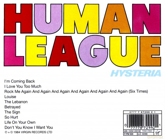 Human League: Hysteria [CD]