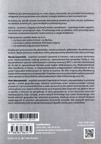 Jak pisać pisma procesowe i prowadzić komunikację w sporze. Czyli książeczka o pisaniu pism - Piotr Biernatowski, Maciej Gawroński [KSIĄŻKA]