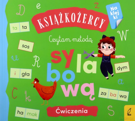 Książkożercy Czytam metodą sylabową Ćwiczenia - Monika Sobkowiak [KSIĄŻKA]