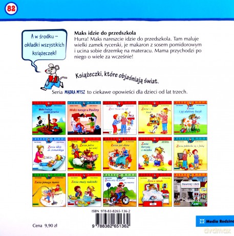 Mądra Mysz Maks idzie do przedszkola - Christian Tielmann [KSIĄŻKA]
