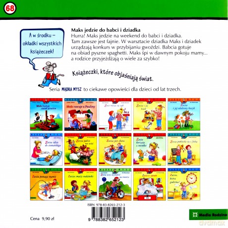 Mądra Mysz Maks jedzie do babci i dziadka - Christian Tielmann [KSIĄŻKA]