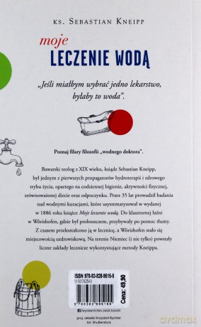 Moje leczenie wodą - Sebastian Kneipp [KSIĄŻKA]