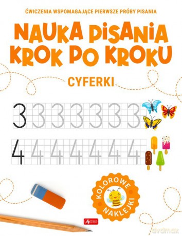 Nauka pisania krok po kroku. Cyferki [KSIĄŻKA]