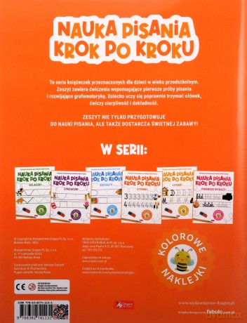 Nauka pisania krok po kroku. Cyferki [KSIĄŻKA]