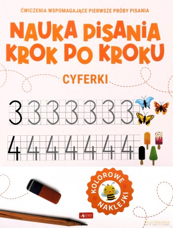Nauka pisania krok po kroku. Cyferki [KSIĄŻKA]