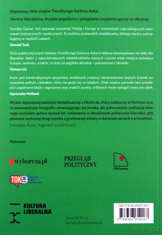 Obrona liberalizmu - Timothy Garton Ash [KSIĄŻKA]