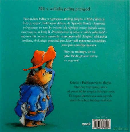 Paddington i Spacerek literek - Michael Bond [KSIĄŻKA]