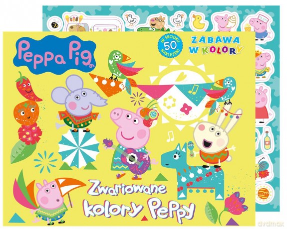 Peppa Pig Zabawa w kolory Zwariowane kolory Peppy [KSIĄŻKA]