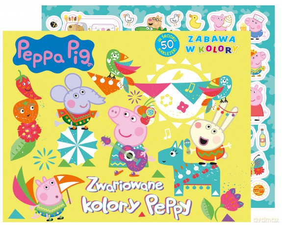 Peppa Pig Zabawa w kolory Zwariowane kolory Peppy [KSIĄŻKA]