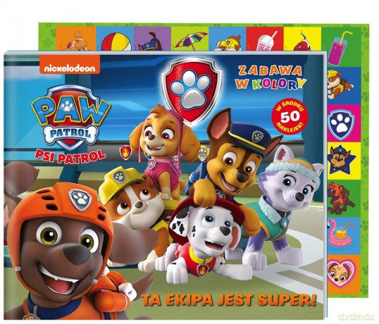 Psi Patrol Zabawa w kolory Ta ekipa jest super [KSIĄŻKA]