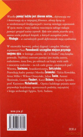 Mitologia Wspomnień (twarda) - Piotr Parandowski [KSIĄŻKA]