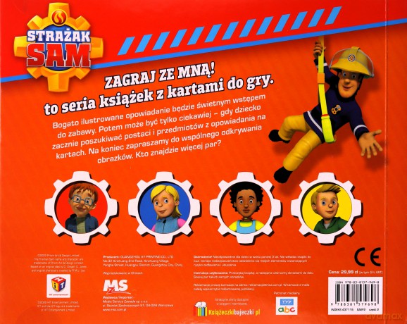 Strażak Sam Zagraj Ze Mną Strażaki i dzieciaki z Pontypandy [KSIĄŻKA]