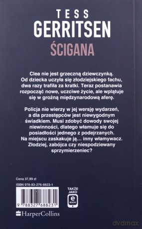 Ścigana - Tess Gerritsen [KSIĄŻKA]