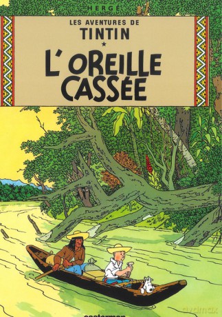 Tintin L'Oreille cassee - Herge [KOMIKS]