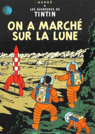 Tintin on a marche sur la lune - Herge [KOMIKS]