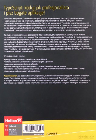 TypeScript 4 Od początkującego do profesjonalisty - Adam Freeman [KSIĄŻKA]