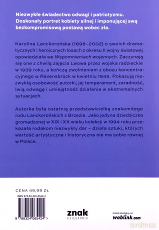 Wspomnienia wojenne - Karolina Lanckorońska [KSIĄŻKA]