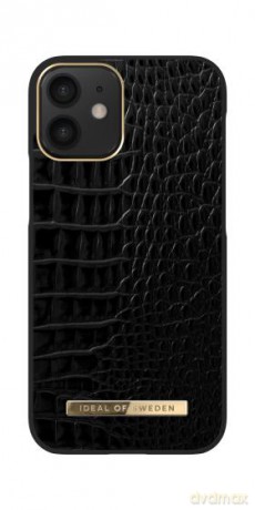 [NZ] iDeal of Sweden Atelier - etui ochronne do iPhone 12 mini (Neo Noir Croco)