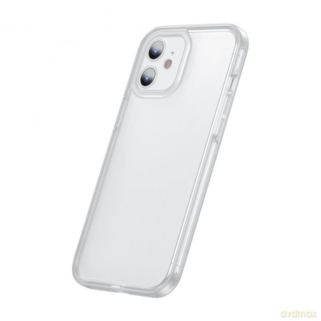 Baseus Camera Lens Protector Case pancerne elastyczne żelowe etui do iPhone 12 mini przezroczysty (FRAPIPH54N-02)
