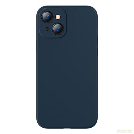 Baseus Liquid Gel Case silikonowe etui pokrowiec do iPhone 13 niebieski (ARYT000603)